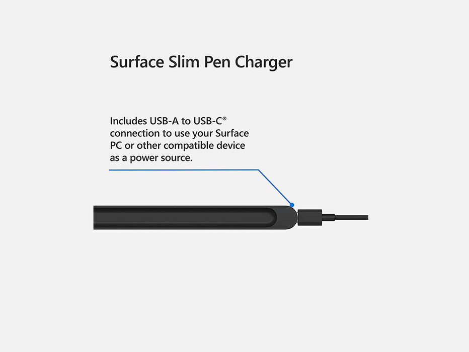 Microsoft Surface Slim Pen Charger Black | 8X2-00005