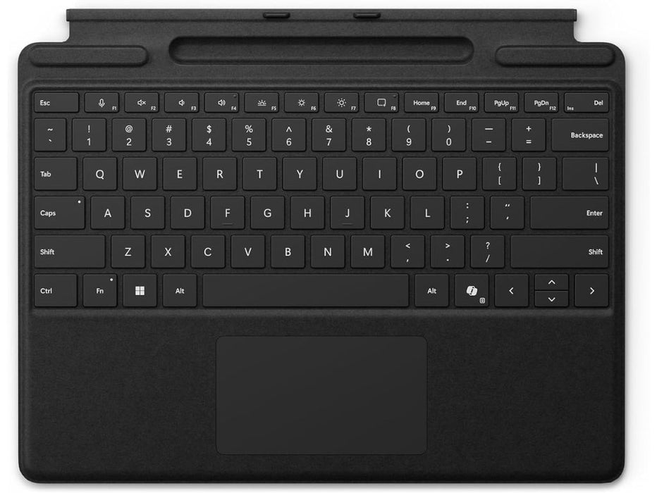 Microsoft Surface Pro Keyboard 11th edition for Pro 11, Pro 10, Pro 9, and Pro 8 With Slim Pen, English/Arabic Black Color | 8X6-00181