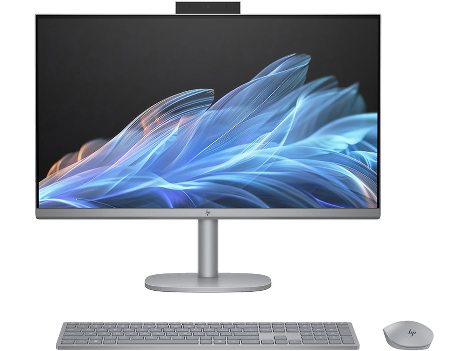 HP OmniStudio X All-in-One Desktop AI PC 27 Intel Ultra 7 155H, 16GB, 1TB SSD, 27 Inch FHD Touchscreen, Win 11, HP KB & Mouse Combo, Silver | 9S2Z2AV-1