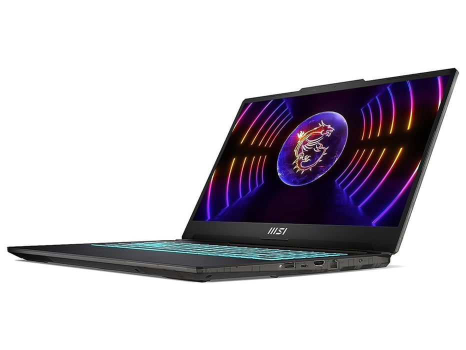 MSI Cyborg 15 A13UC Gaming Laptop, i7-13620H, 16GB DDR5, 512GB SSD, 15.6 Inch FHD 144 Hz, RTX 3050 4GB, RGB Backlite KB, Windows 11, Black | 9S7-15K111-1291