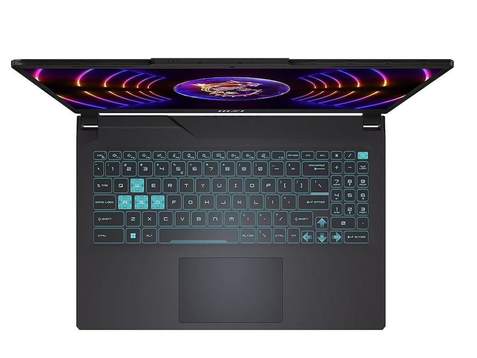 MSI Cyborg 15 A13UC Gaming Laptop, i7-13620H, 16GB DDR5, 512GB SSD, 15.6 Inch FHD 144 Hz, RTX 3050 4GB, RGB Backlite KB, Windows 11, Black | 9S7-15K111-1291