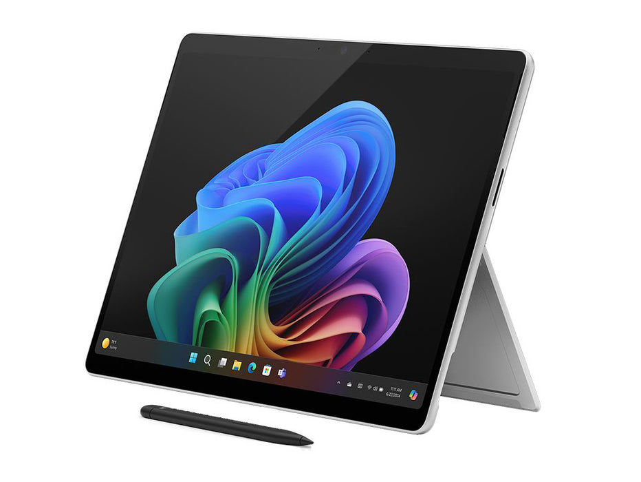 Microsoft Surface Pro 11th Edition Copilot+ PC Edition, Snapdragon X Plus CPU, 16GB, 256GB, 13 Inch Touchscreen, Windows 11, Platinum | ZHX-00008